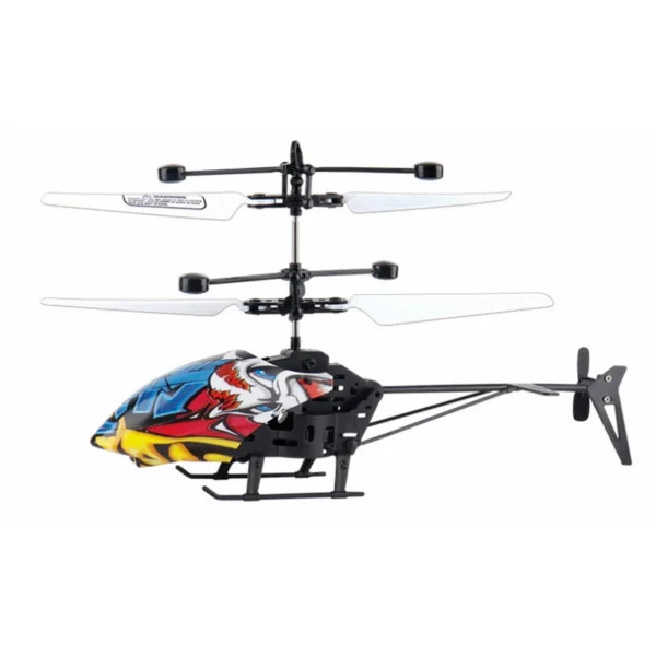 Light RC Helicopter RTF - Graffiti Blue+Red - Image 5