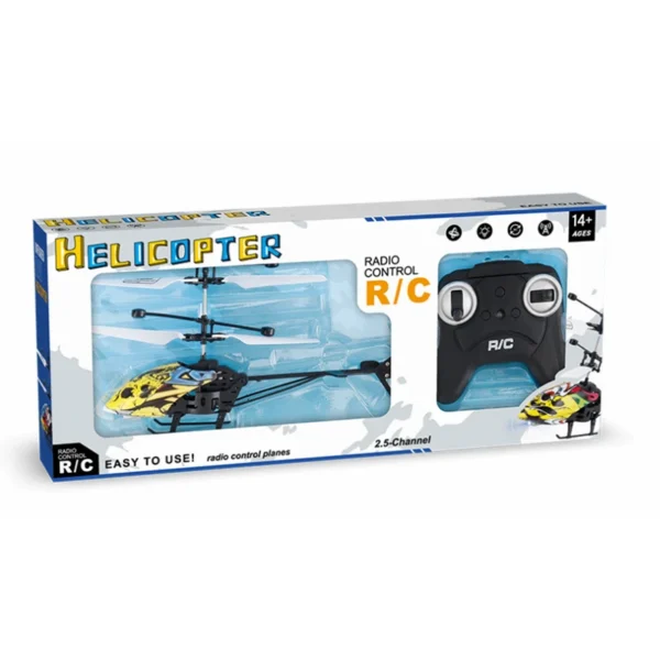 Light RC Helicopter RTF - Graffiti Blue+Red - Image 2