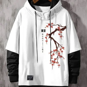 ChArmkpR Mens Hooded Japanese Hoodies