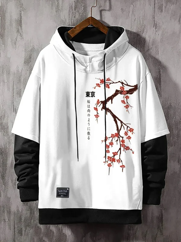 ChArmkpR Mens Hooded Japanese Hoodies