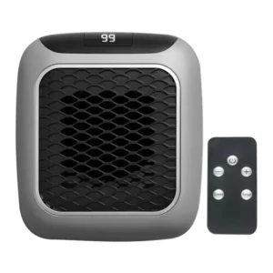 Electric Space Heater with Remote Ceramic Heating LED